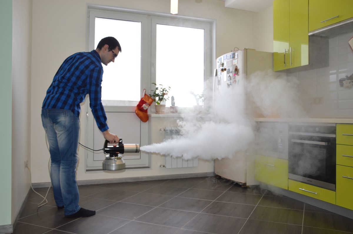 Устранение неприятных запахов с помощью тумана - СЭС Реутов